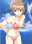 Bikini Mädchen Girl Palme Meer 