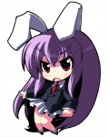 Touhou Reisen Udongein Inaba Tierohren Hasenohren Bunny Bunnygirl Chibi Petgirl