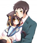 in den Armen Haruhi Suzumiya Kyon