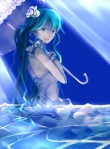 Vocaloid Miku Hatsune Wasser nass Schirm 