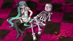 Vocaloid Miku Hatsune Metalskelett Skelett
